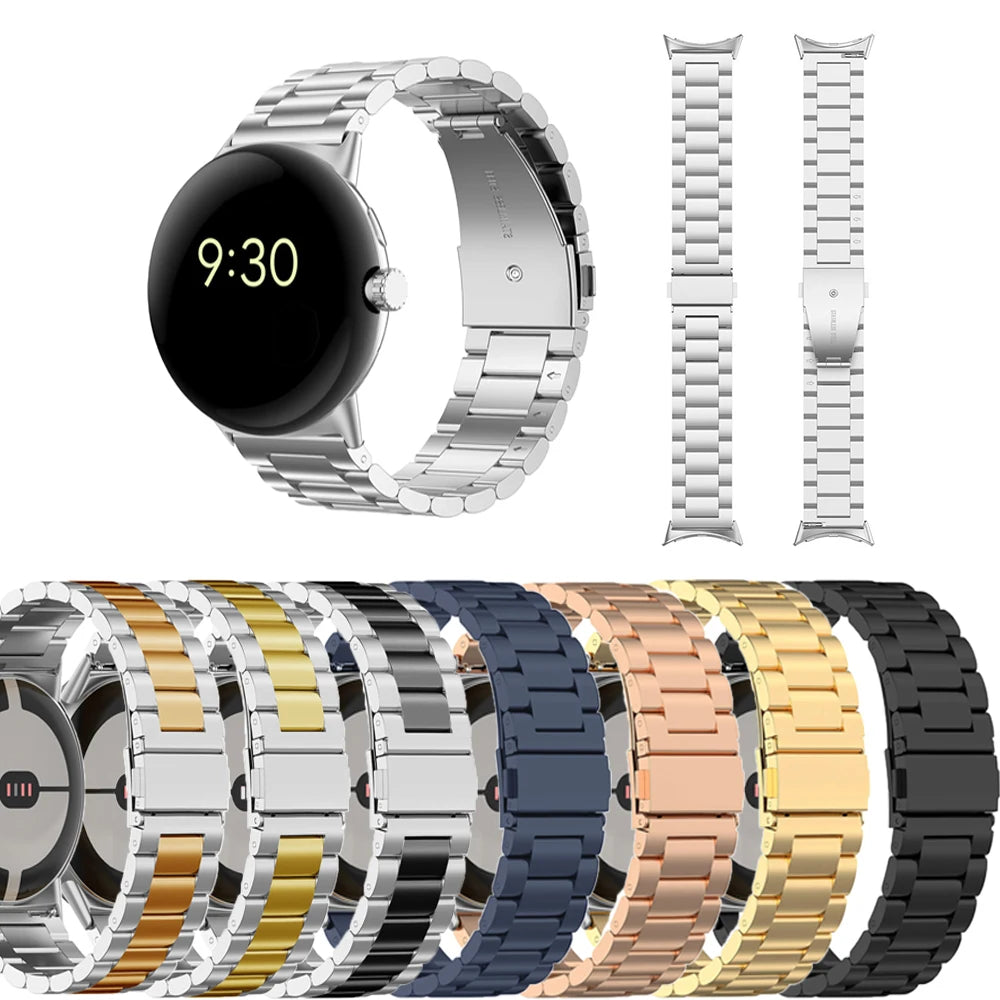 Bracelet Montre en Acier Trempé Smartwatch Google Pixel Watch 1 & 2