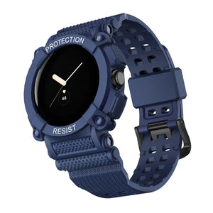 Bracelet de Protection Solide Smartwatch Google Pixel Watch 1 & 2 bleu