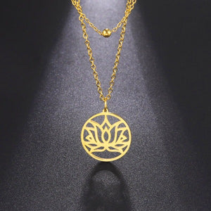 Collier Bouddhiste Fleur de Lotus