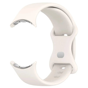 Bracelet en Silicone Smartwatch Google Pixel Watch 1 & 2  blanc
