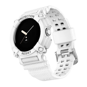 Bracelet de Protection Solide Smartwatch Google Pixel Watch 1 & 2 blanc