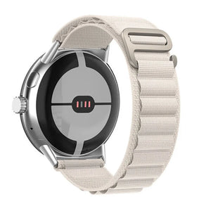 Bracelet Boucle Alpine Smartwatch Google Pixel Watch 1 & 2  blanc