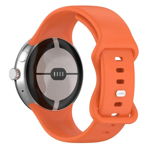 Bracelet en Silicone Smartwatch Google Pixel Watch 1 & 2 orange