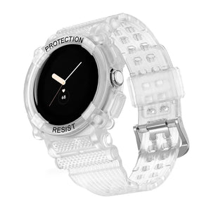 Bracelet de Protection Solide Smartwatch Google Pixel Watch 1 & 2 blanc