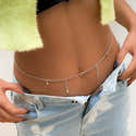 Chaîne De Pantalon Perles Et Croix - Bijou Tendance Pour Jean - Accessoire Taille Féminin - Élégant Et Streetwear - 8