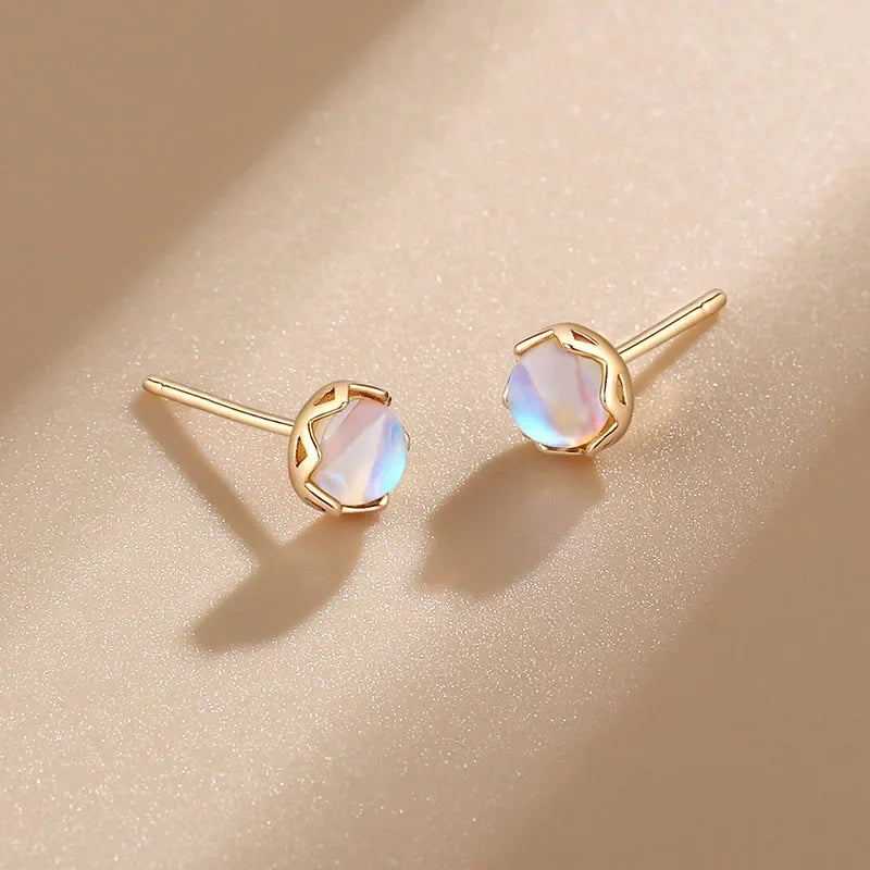 Orecchini A Perno Carissima Gold: Eleganza Italiana In Oro Bianco 9ct