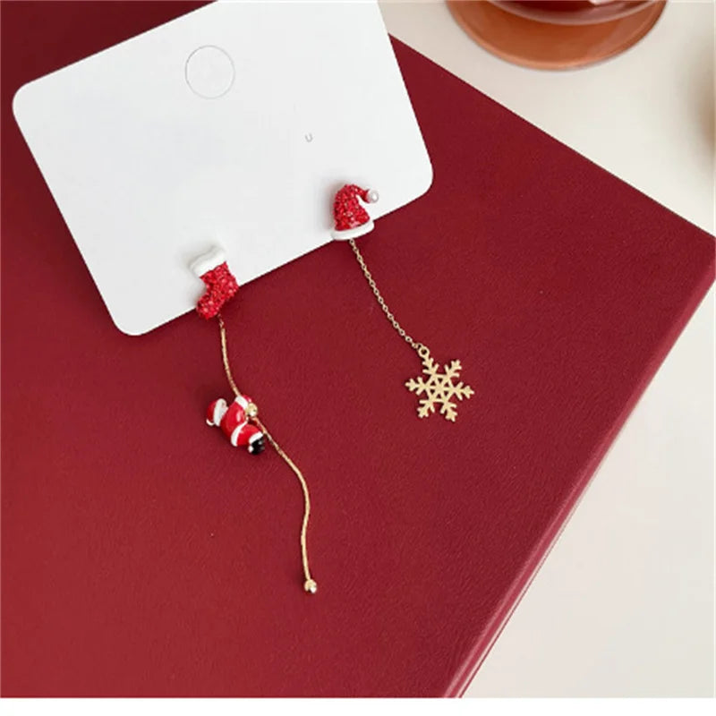 Boucles d'Oreilles de Noël