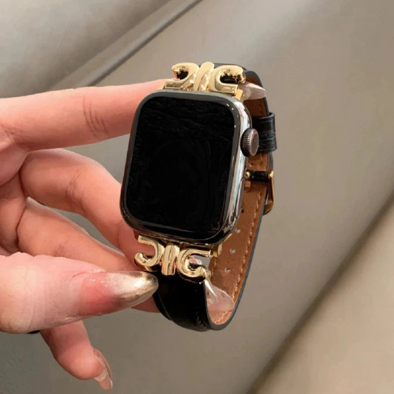 Watch Band Orologio Donna Apple Cinturino In Pelle Per Apple