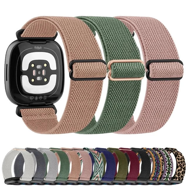 Cinturino In Vera Pelle Per Fitbit Versa 4 / Sense 2 / Versa 3 / Sense - Unisex, Morbido E Traspirante (Marrone, Taglia Unica)