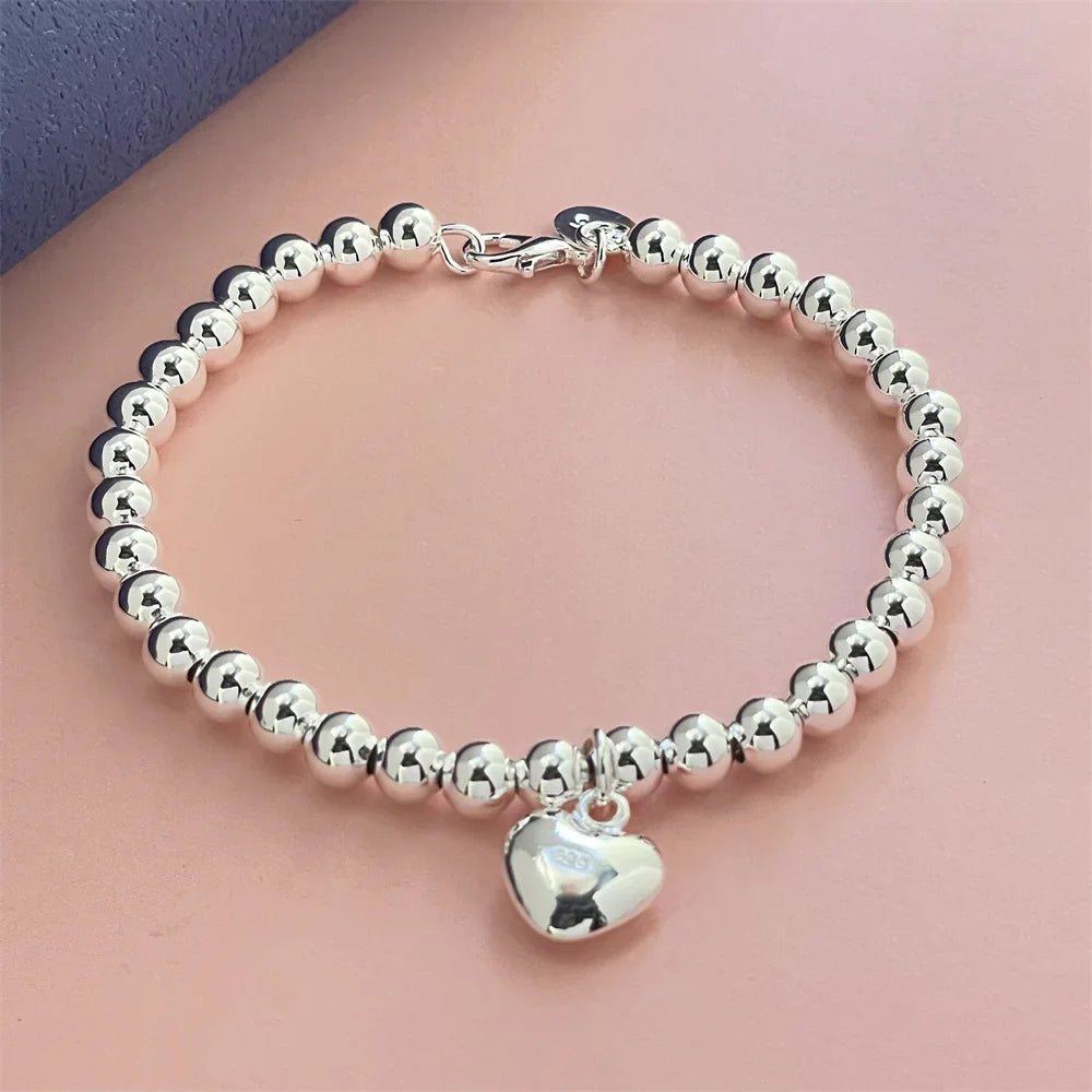 Bracelet en Perles avec Coeur