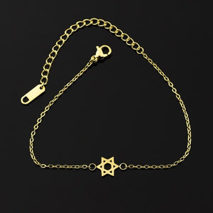 Bracelet Hexagramme Étoile de David Judaisme Gourmette
