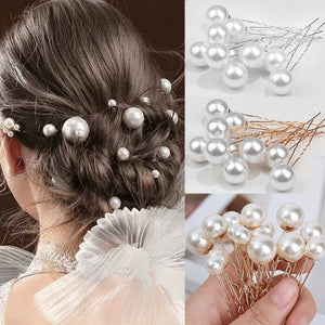 Broches pour Cheveux Mariage Perles