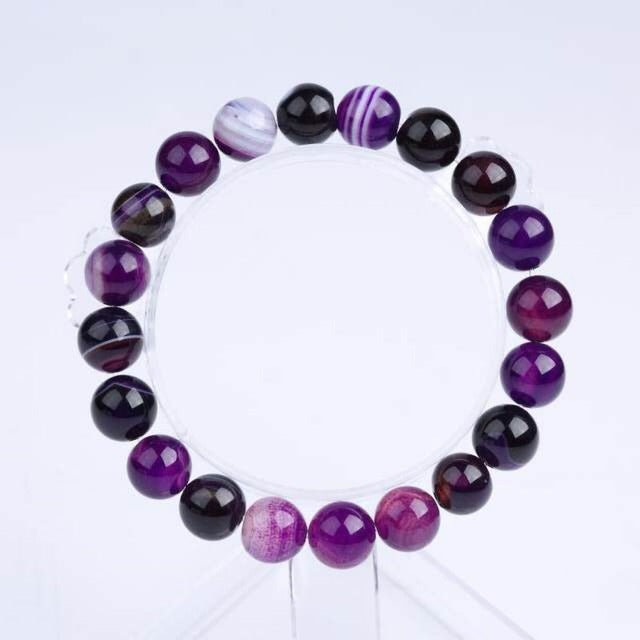 Amethyst Mala Bracelet