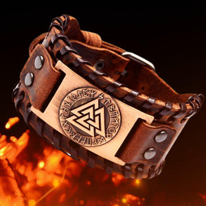 Bracelet Viking Valknut