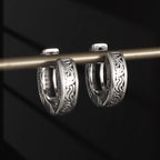 Nordische Wikinger Creolen Ohrringe