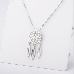 Collier Attrape Rêve argent