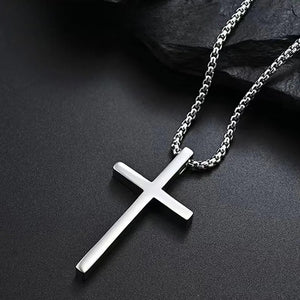 Collier & Médaillon Homme Croix noir