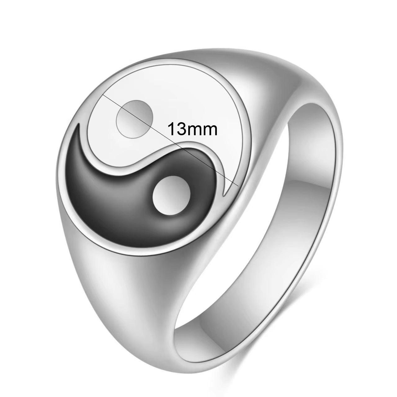 Yin Yang Ring Herren Damen 