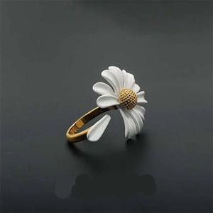 Bague Anneau Fleur de Marguerite Stylée