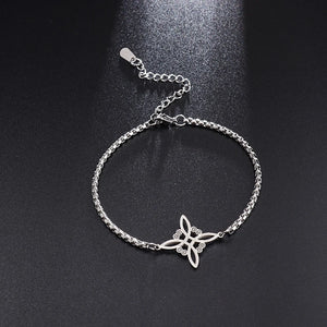 Bracelet Noeud De Sorcière Argent