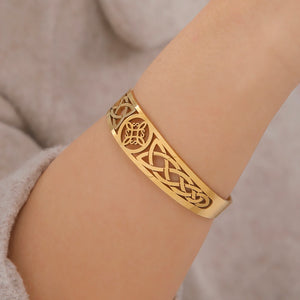 Bracelet Noeud de Sorcière Gourmette Protection Wiccan