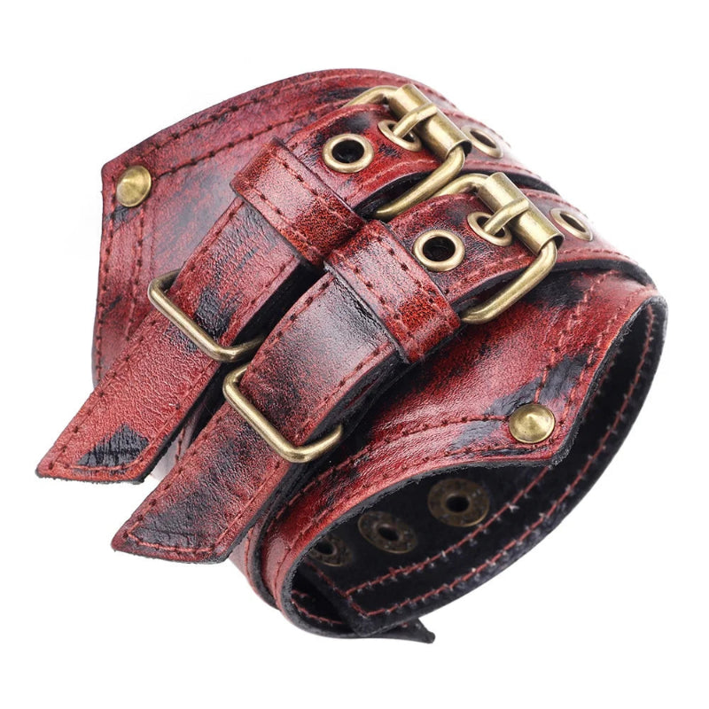 Bracelet Viking Runes Celtiques rouge
