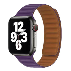 Bracelet Apple Watch à Fermoir Magnétique violet