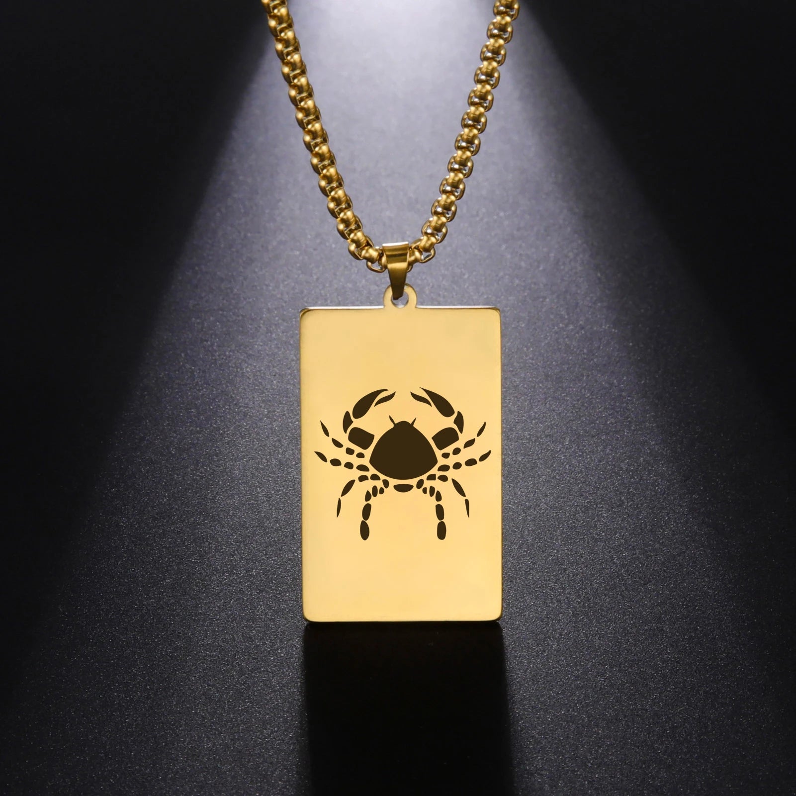 Collier avec Pendentif Elégant Signe du Zodiaque Astrologique
