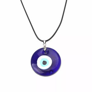 Collier Ras De Cou Avec Pendentif Mauvais Oeil Bleu Turc