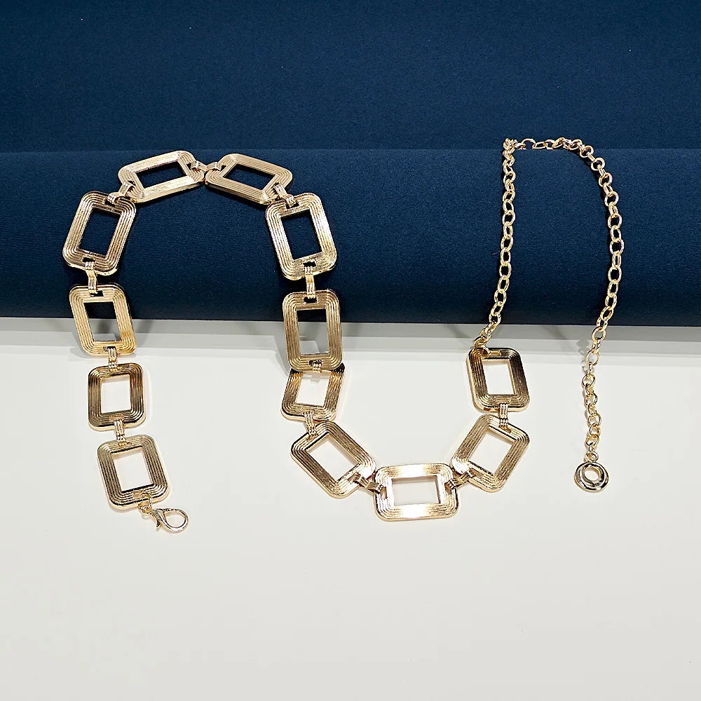 Chaîne de hanche boho - bijou de taille et ventre pour femme argent