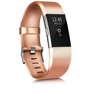 Bracelet pour Fitbit Charge 2 or rose