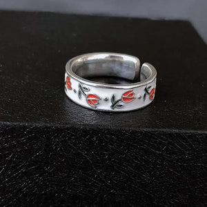 Bague Anneau Fleurs de Tulipe