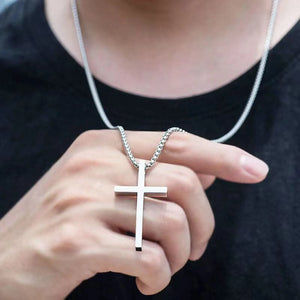 Collier & Médaillon Homme Croix argent