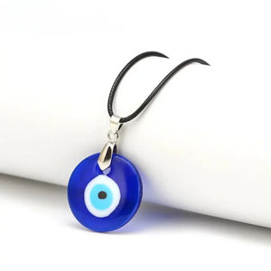 Collier Ras De Cou Avec Pendentif Mauvais Oeil Bleu Turc