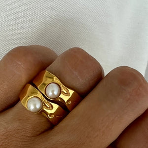 Bague Anneau pour Femme avec Perle