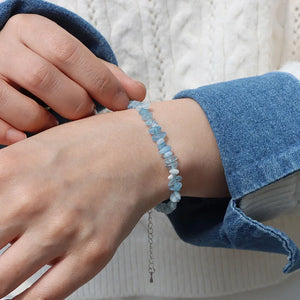 Pulsera de Piedra de Nacimiento para Hombre y Mujer Piedra Natural