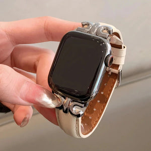 Bracelet Apple Watch en Cuir pour Femme