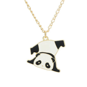 Collier Panda Pendentif Or A