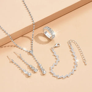 Coffret de 4 Bijoux Strass