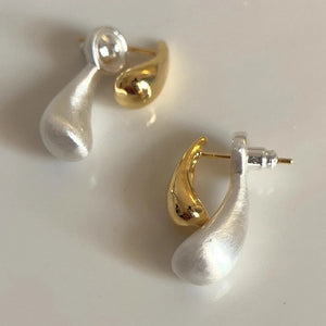 Boucles d'Oreilles Clou Goutte d'Eau