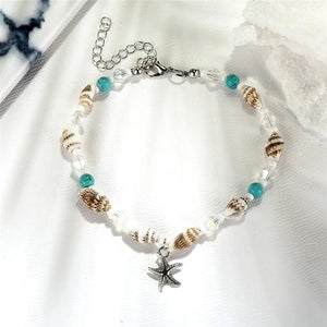 Bracelet de Cheville Étoile de Mer pour Femme