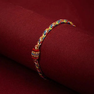 Bracelet Gourmette Multicolore Bouddhiste Tibétain