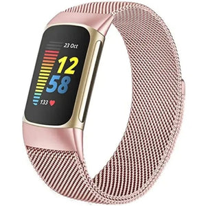 Bracelet pour Montre Fitbit Charge 3 Charge 4 Charge 5 rose