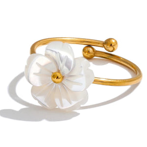 Bague Anneau Fleur de Marguerite