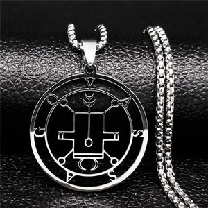 Collier Satanique Pendentif Esprit Démoniaque vassago