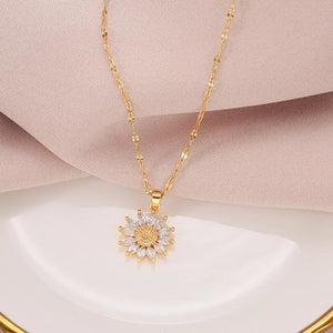 Collier Pendentif Fleur de Marguerite