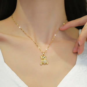 Collier Ours Or