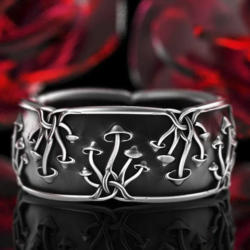 Bague avec Champignons pour Homme