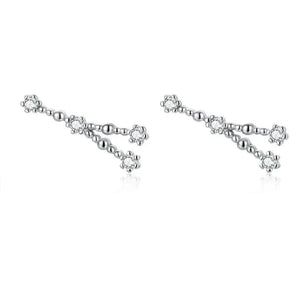 Boucles d'Oreilles 12 Constellations Signe du Zodiaque Femme cancer