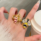 Pink women's bee ring